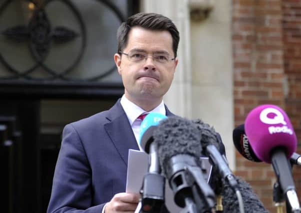 Northern Ireland Secretary James Brokenshire speaks to the media outside Stormont House in Belfast where he said that preparations are being made for the UK Government to impose a budget on Northern Ireland by the end of the month
