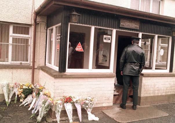 Six men were gunned down by UVF gunmen at the Heights Bar in Loughinisland in June 1994