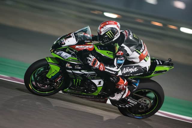 Jonathan Rea was fastest in free practice on Thursday in Qatar.