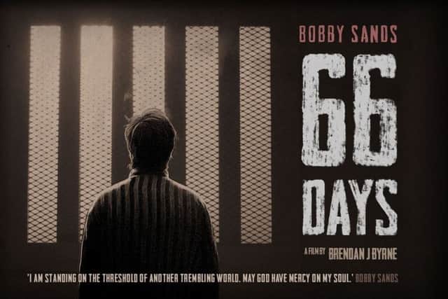 Promotional image for the documentary about the IRA man Bobby Sands' 66-day hunger strike in the spring of 1981