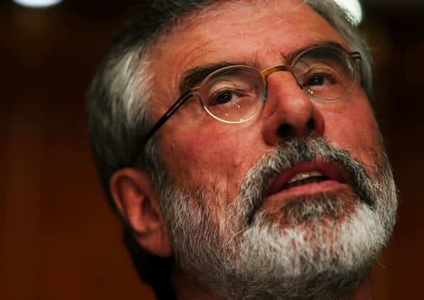 Gerry Adams has been at the helm of Sinn Fein for 34 years