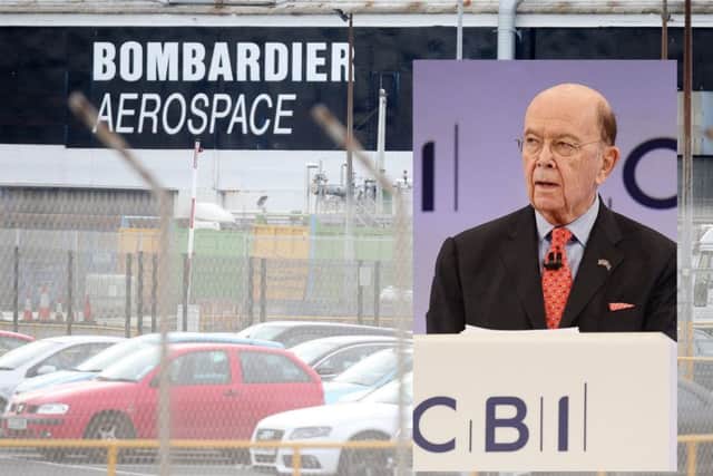 United States Secretary of Commerce Wilbur Ross said the US understood the political sensitivity of Bombardiers position in Northern Ireland