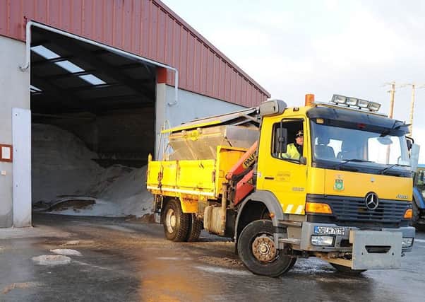 Gritting lorry