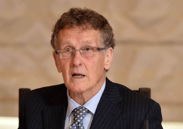 The chairman of the Renewable Heat Incentive (RHI) inquiry Sir Patrick Coghlin