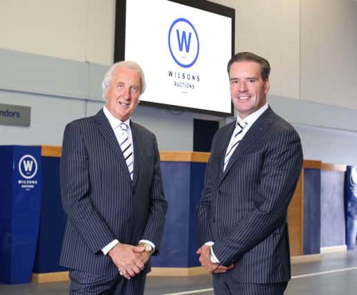 Managing director of Wilsons Auctions, Ian Wilson, left, with group operations director Peter Johnston