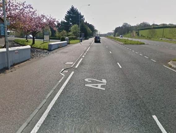 The main Belfast to Bangor road. Pic Google