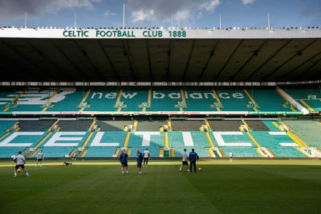 Celtic Park, where the supporter died
