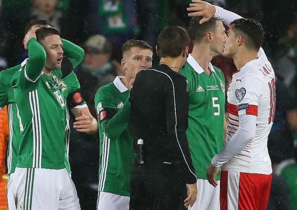 Northern Ireland appeal against the penalty for  Switzerland