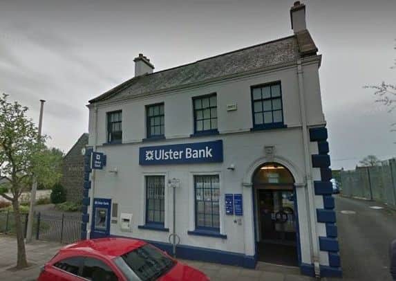 The Ulster Banks Moira branch is one of the latest 11 to go from mostly rural areas