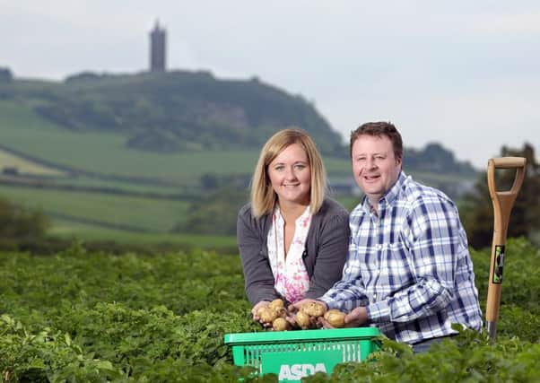 David Morrow, Glens of Antrim Potatoes with Susanna Hassard, Asda Northern Ireland.