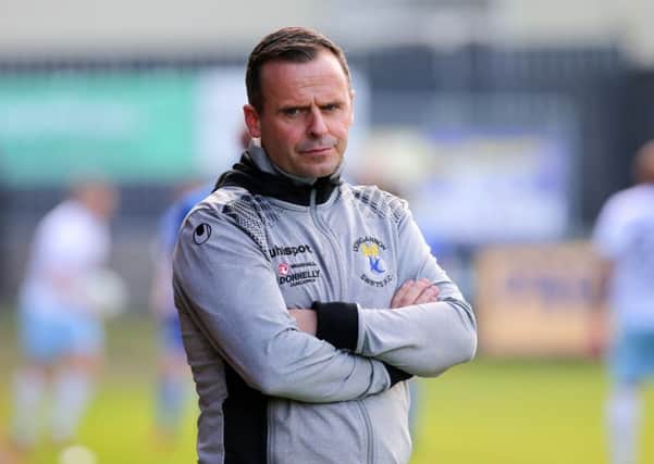 Dungannon Swifts manager Rodney McAree. Pic by INPHO.