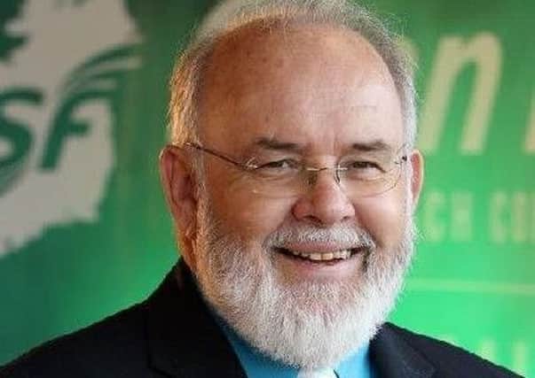 Mid Ulster MP Francie Molloy spoke against Sinn Fein's new policy on abortion at the party's ard fheis