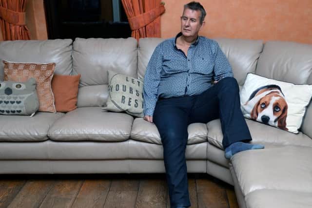 Pacemaker Press 22/11/2017 
DUP's Edwin Poots relaxes in his favourite room  at his Lisburn home.
Pic Colm Lenaghan/Pacemaker