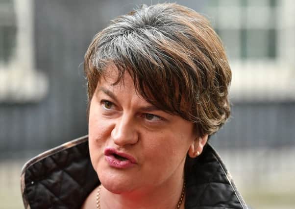 Arlene Foster said it was careless to suggest that Brexit would put the peace process in danger