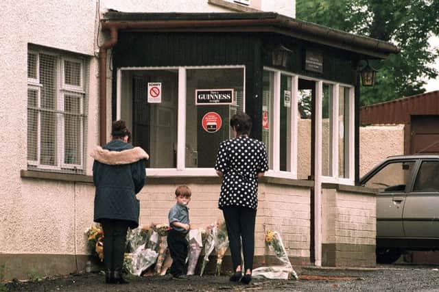 The aftermath of the Loughinisland massacre