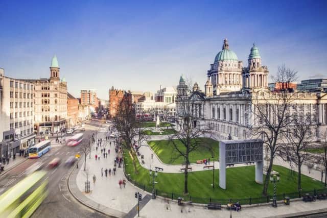 A joint bid by Belfast (pictured above) and Londonderry to be named European City of Culture in 2023 has been declared essentially void by the EU, on the basis that the UK is leaving the union in 2019. Picture: NI Tourist Board